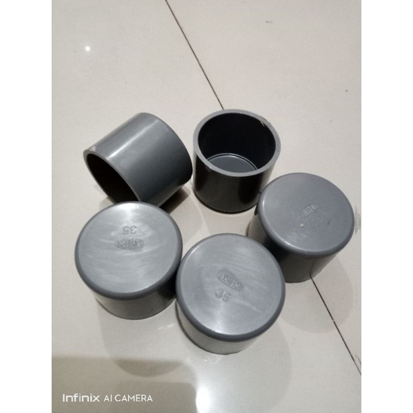 Tutup Paralon PVC 1 1/4&quot; - 3&quot; / Dop Paralon PVC