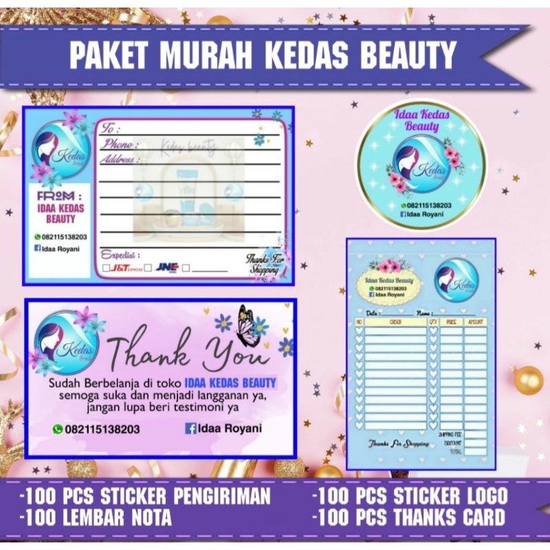 

lebel pengiriman kedas beauty