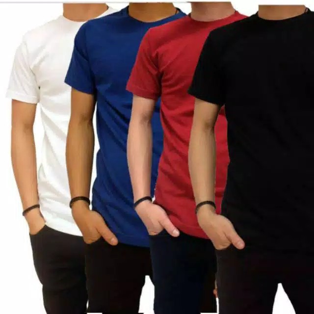  KAOS  POLOS PRIA WANITA PREMIUM  HARGA  MURAH COTTON  COMBED  