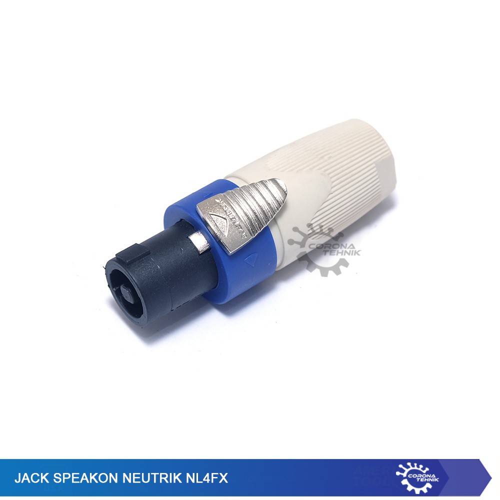 Jack Speakon Neutrik NL4FX - Putih