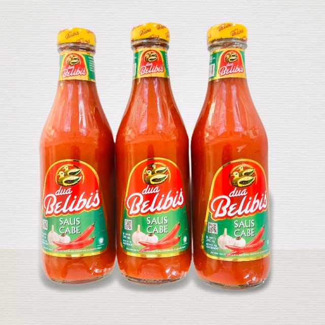 

SAMBEL SAOS BELIBIS saus sambal Dua Belibis 340 ml (botol kaca)