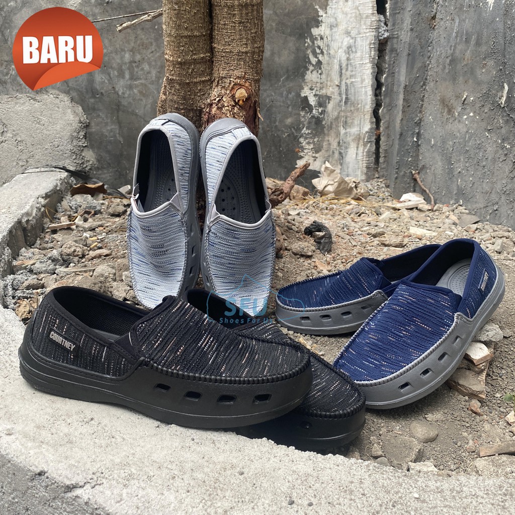 SEPATU KARET CASUAL SLIP ON PRIA COURTNEY // HITMAN // AVENTADOR // HEROEZ //SPINDER