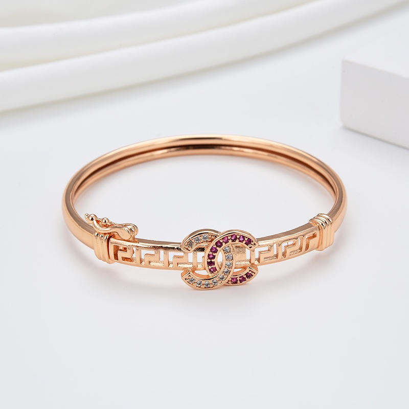 gelang titanium wanita anti karat emas muda couple pasangan sahabat inisial bestie silver asli rantai selamanya korea murah rantai 49b