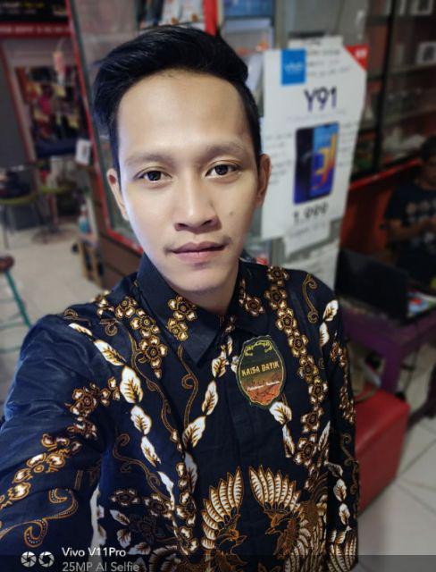 Kemeja Batik Lengan Panjang Baju Seragam Batik Kantor Adem Nyaman Di Pakai / Murah M L Xl