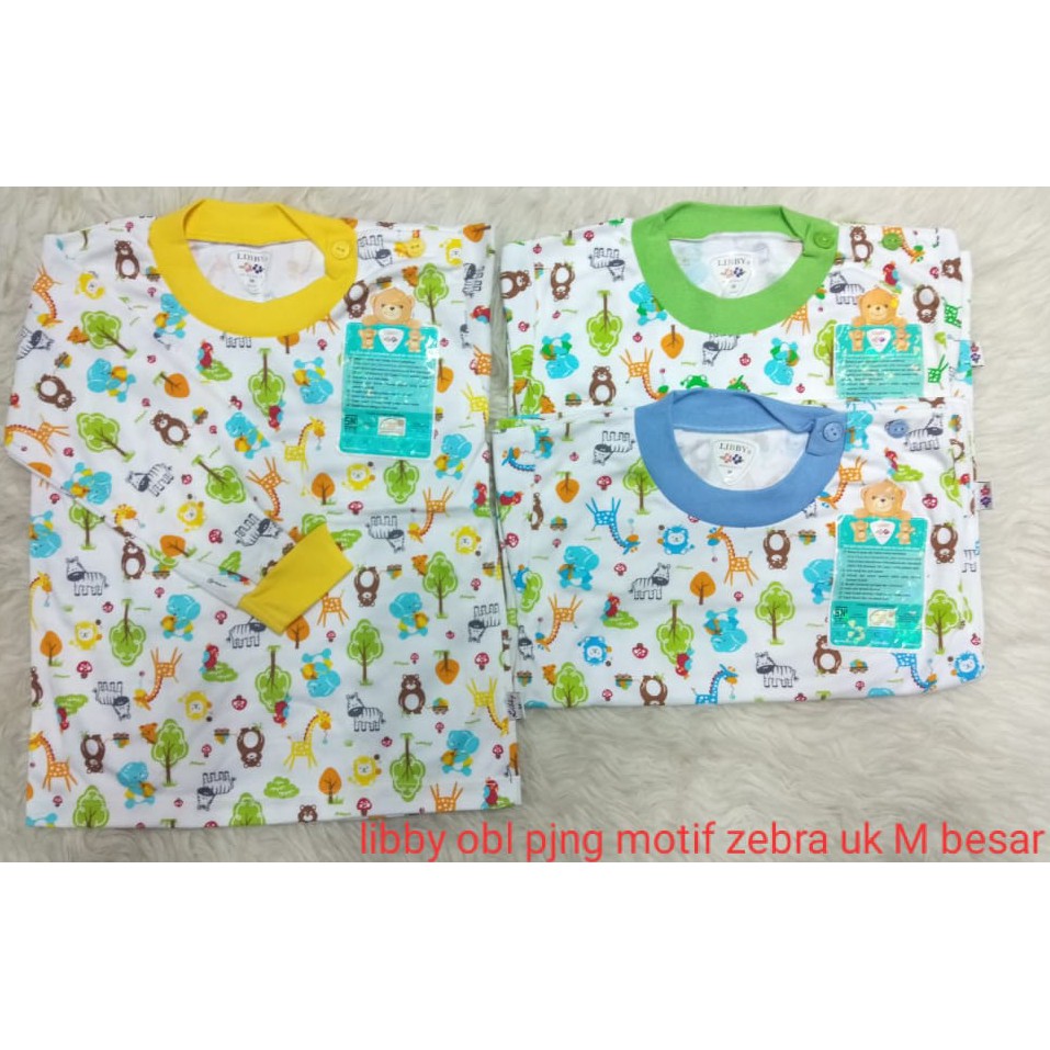 libby atasan oblong panjang motif zebra anak s,m besar