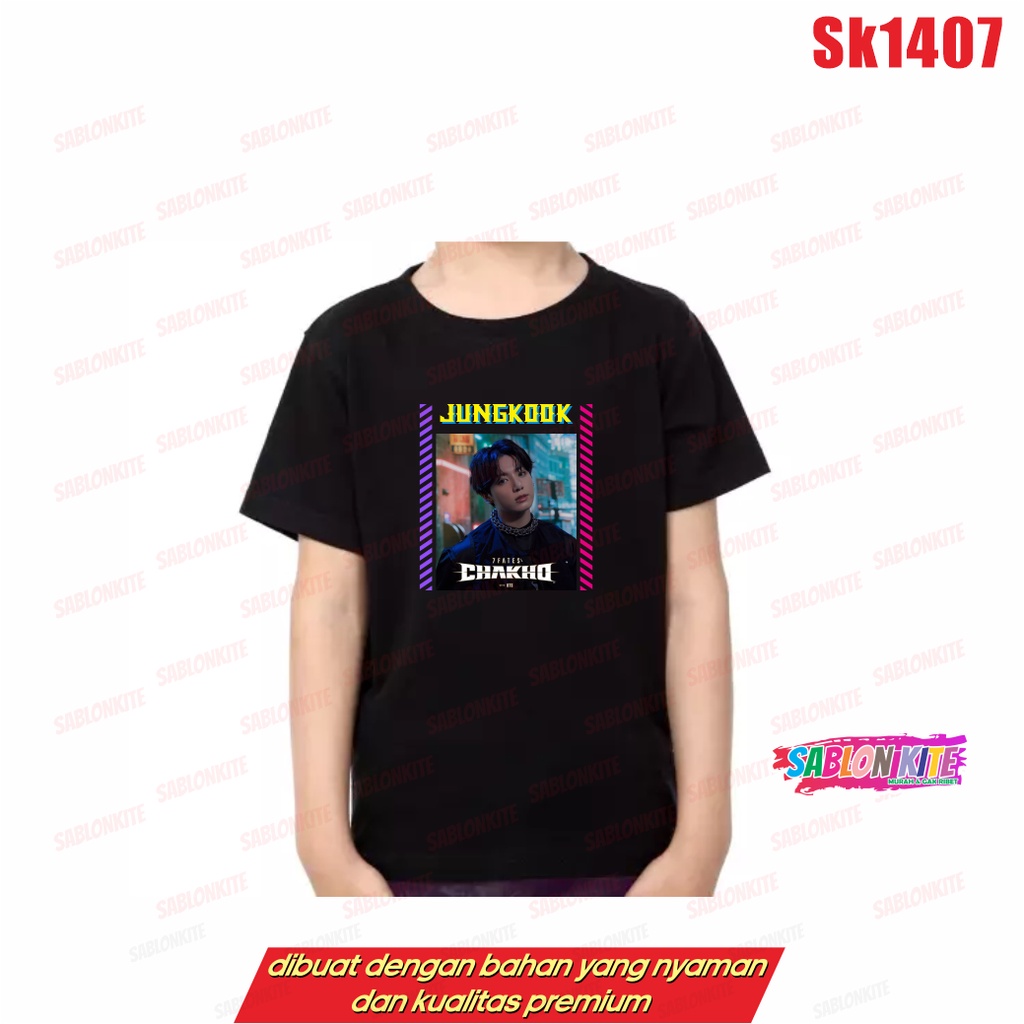 MURAH!!! KAOS KPOP MEMBER CHAKhO SK1407 JK SG V JH RM JIN JM BYK WARNA