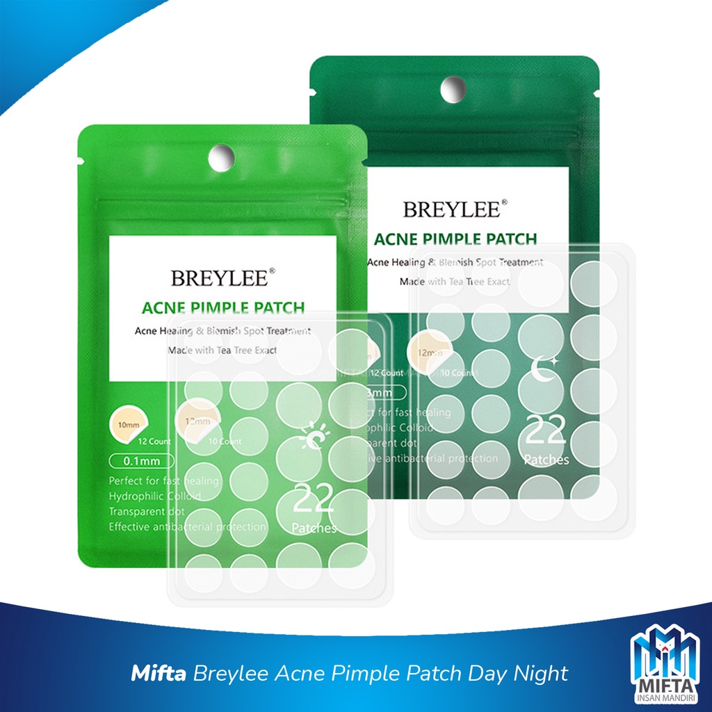 BREYLEE ACNE PIMPLE PATCH DAY OR NIGHT / STIKER JERAWAT SIANG &amp; MALAM