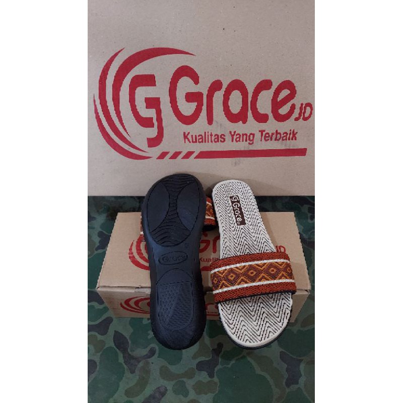 Sandal Grace Batik Selop (Tan)