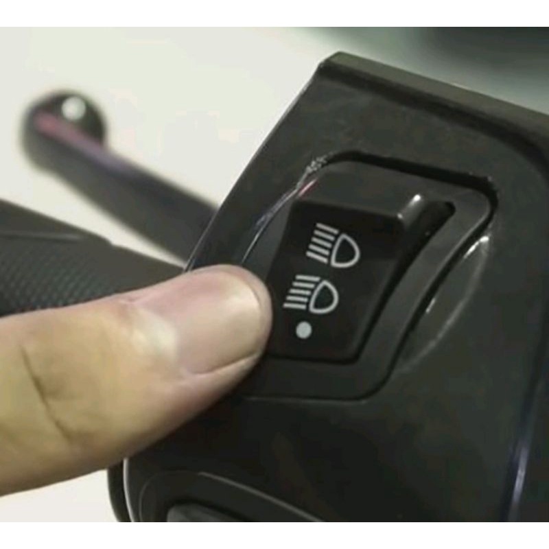 TOMBOL SAKLAR LAMPU 3 MODE JARAK JAUH DEKAT MATI