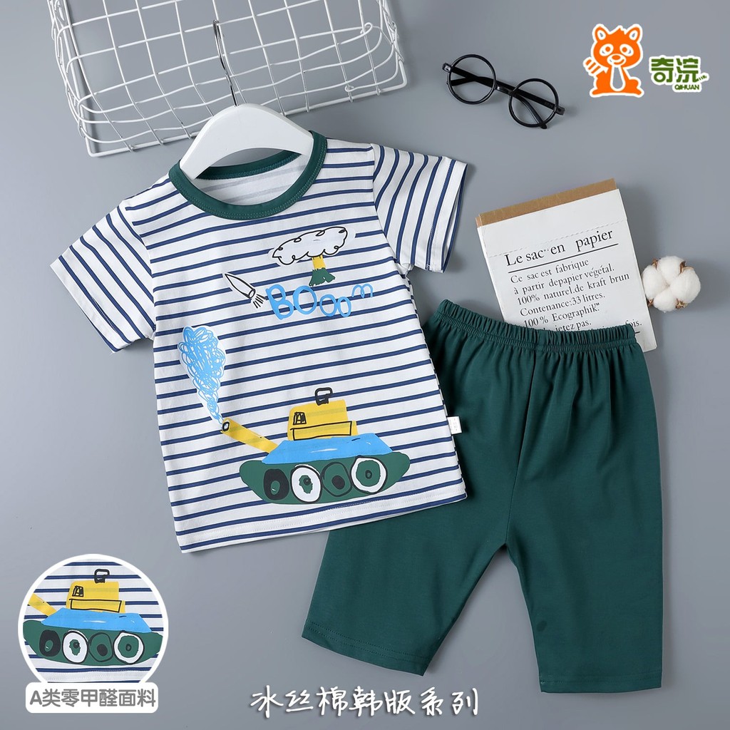 Playsuit / Setelan Anak Laki Laki Kategori Spring