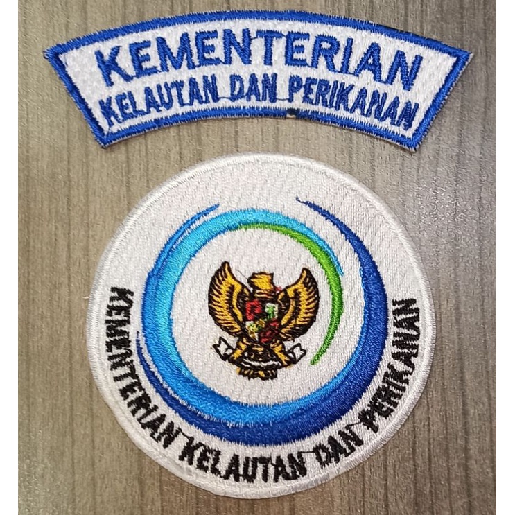 Jual Patch Bordir Logo KKP Kementerian Kelautan Dan Perikanan | Shopee ...