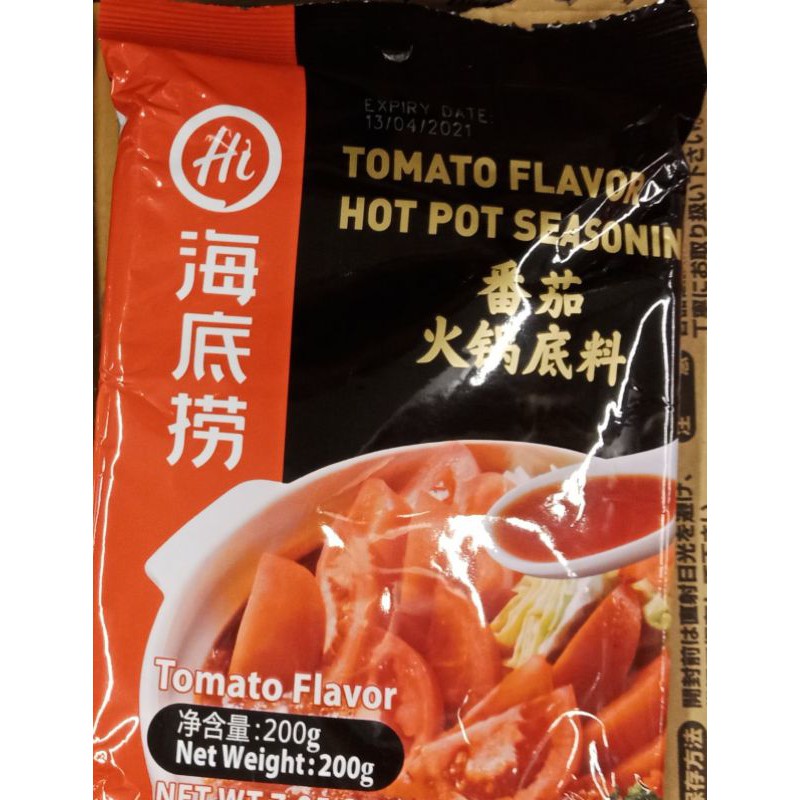 

Hi / Hai Di Lao Tomato Hotpot Sauce 200gr