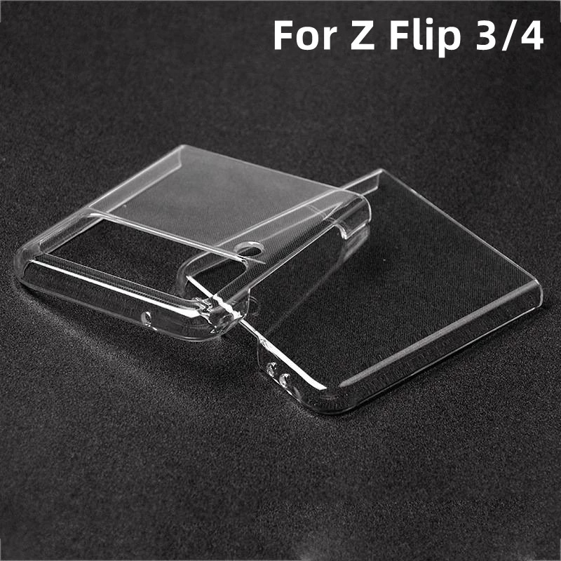 1pc Casing Hard Case PC Transparan Lipat Ultra Tipis Untuk Samsung Galaxy Z Flip 3 / Z 4 / Z Fold 3 5G / Galaxy Z Fold 4 / Ultra Tipis