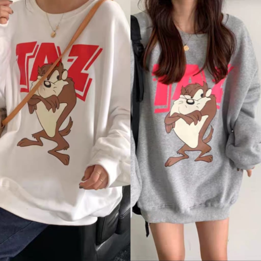 TAZ TAZMANIA SWEATER CREWNECK OBLONG