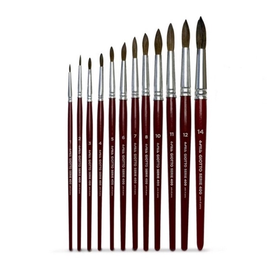 

[BMS Bekasi] Giotto Artbrush Serie 400 Round