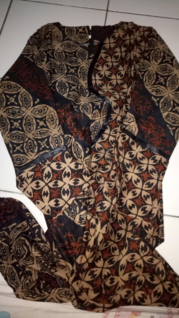 Tunik Batik Wanita Sogan Kawung Dsc05599