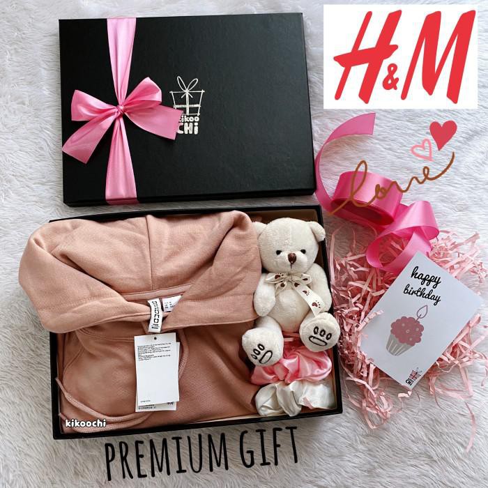 

Hampers / Kikoochi Premium Gift Box- Hadiah Kado Ulang Tahun Wanita Hoodie Pacar - Pink M