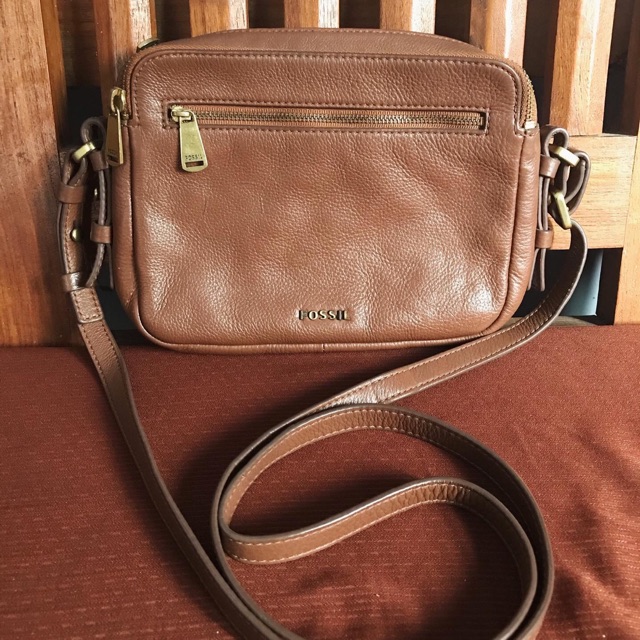 Tas selempang fossil jadul vintage buyut preloved second bekas