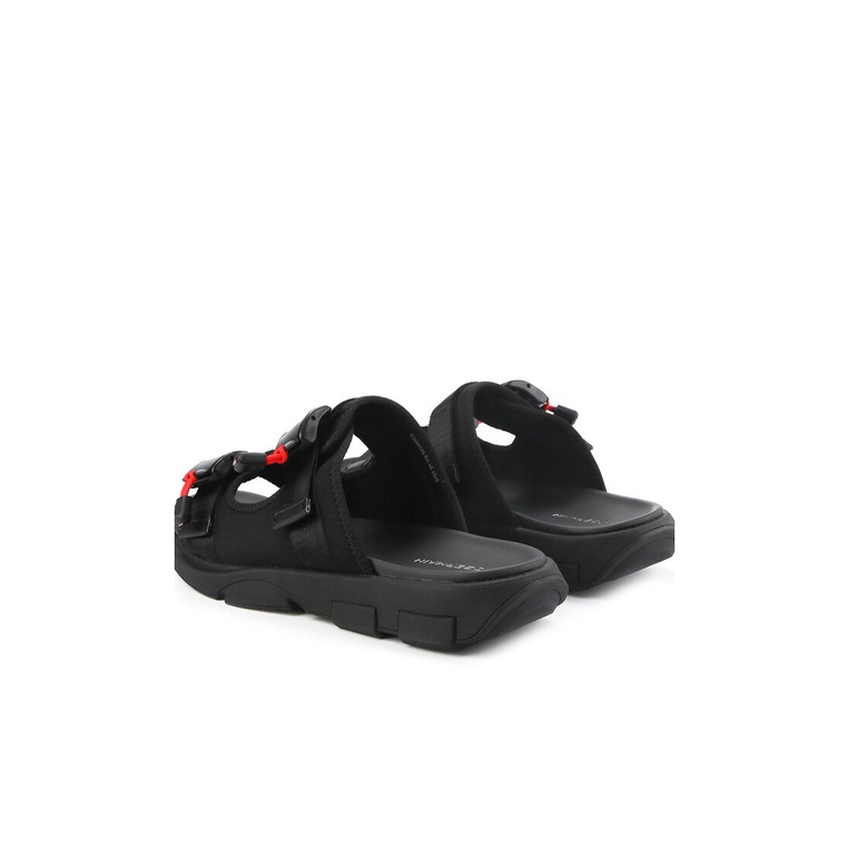 SANDAL SLIDE OBERMAIN PRIA ORIGINAL CASUAL OUTDOOR BRANDED HITAM OM16