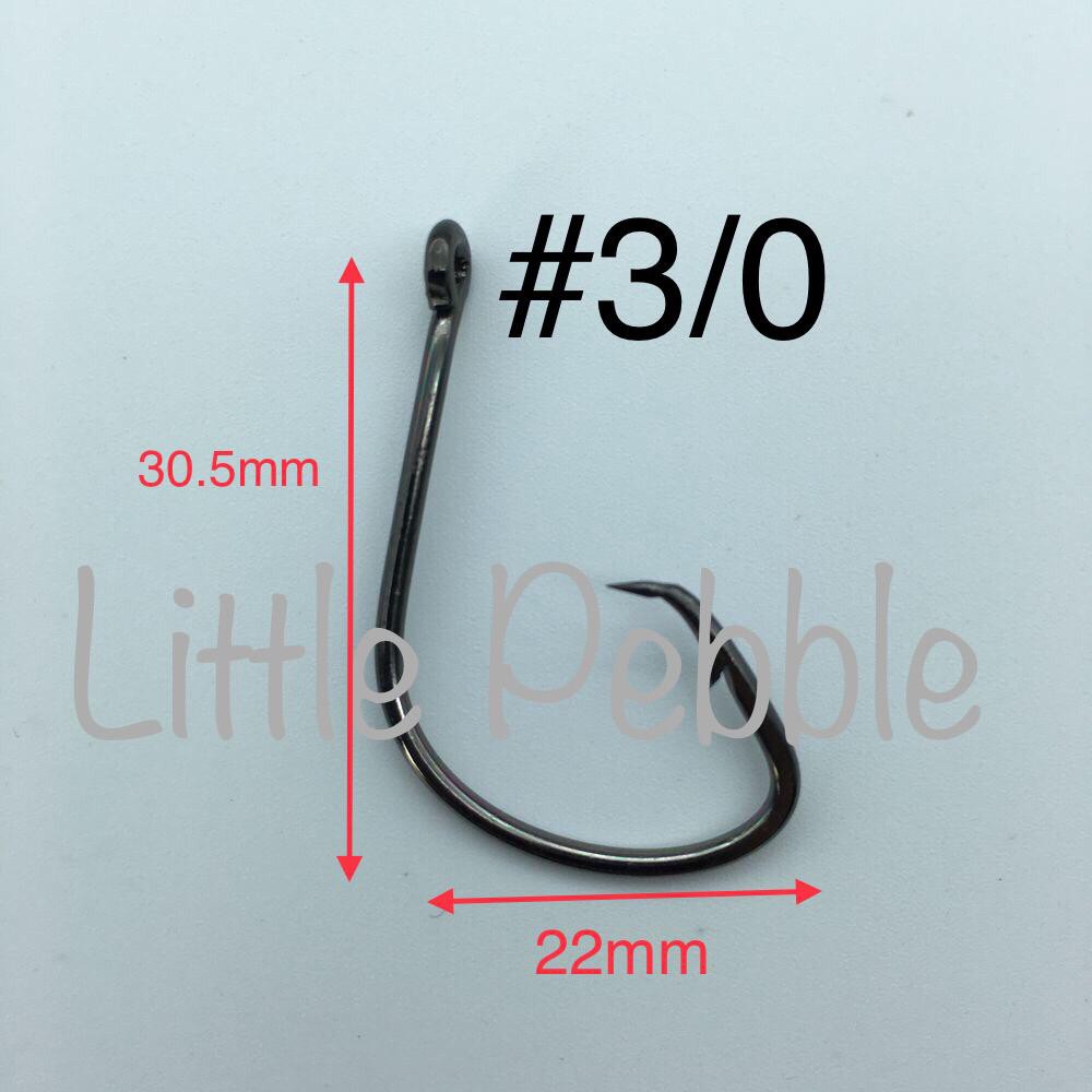 10pcs Fishing Circle Hook Mata Kail Pancing Ikan
