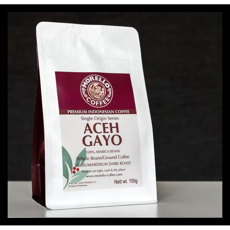 

Morello Coffee/ Aceh Gayo/ Arabica/ Premium/ Kopi Bubuk/ Kopi Biji Terjamin