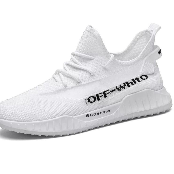 Sepatu sneakers pria wanita sport running supreme sup tren import sneaker tali casual korea olahraga