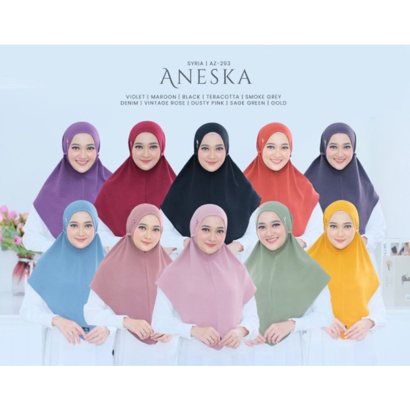 HIJAB INSTAN ANESKA SERIES By. Azamka