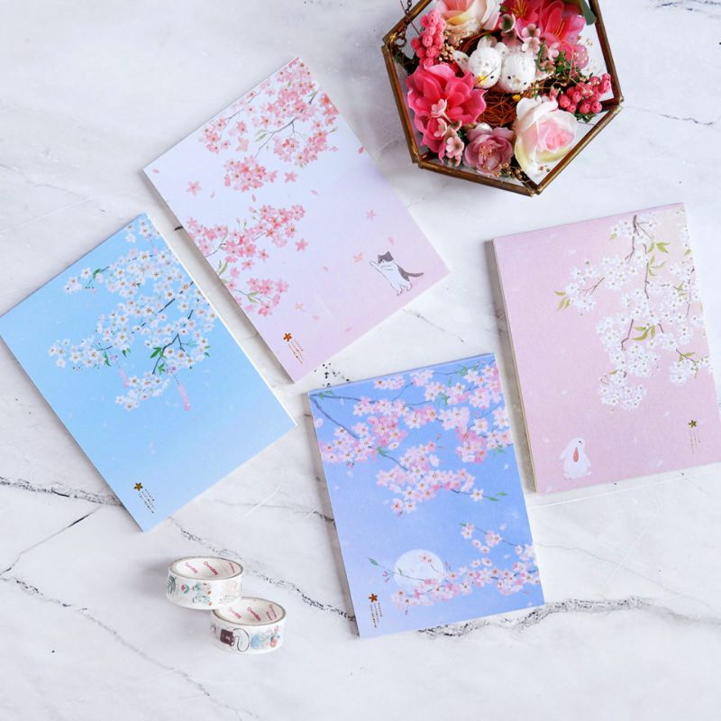 

Dear Cherry Blossom Plain Notepad B6 / Buku Catatan