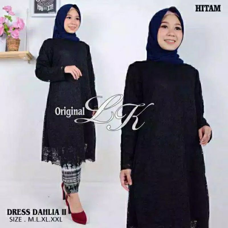 SET KEBAYA TUNIK KURUNG / SET TUNIK DAHLIA / KEBAYA KINANTI / BROKAT TUNIK