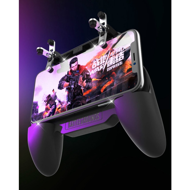 GAMEPAD SR 4IN1 PUBG FF L1 R1 PLUS POWERBANK KIPAS