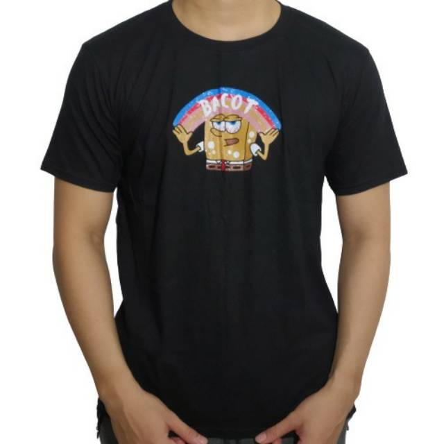 KAOS GRAFIK SPONGEBOB BACOT