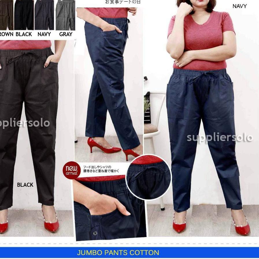 국 NINO HAREM PANTS - HAREM KATUN STRECTH CASUAL JUMBO & STANDART