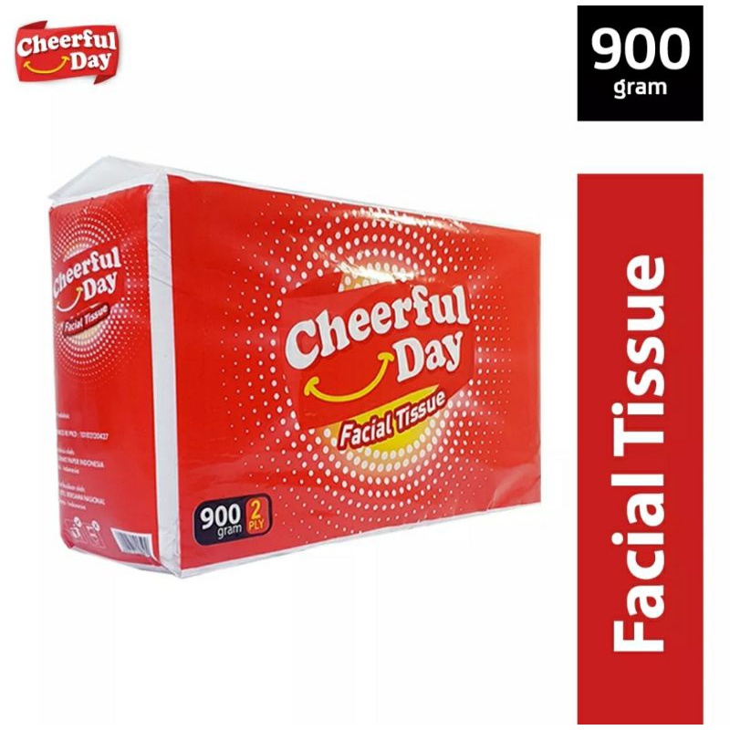 Tisu Tissue Kering Facial NICE / Soft Heaven / Cheerful 900 gram gr 2 Ply-CHEERFUL