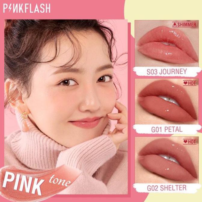 PINKFLASH LipGloss OhMyGloss Original Lip Gloss Pelembab Bibir