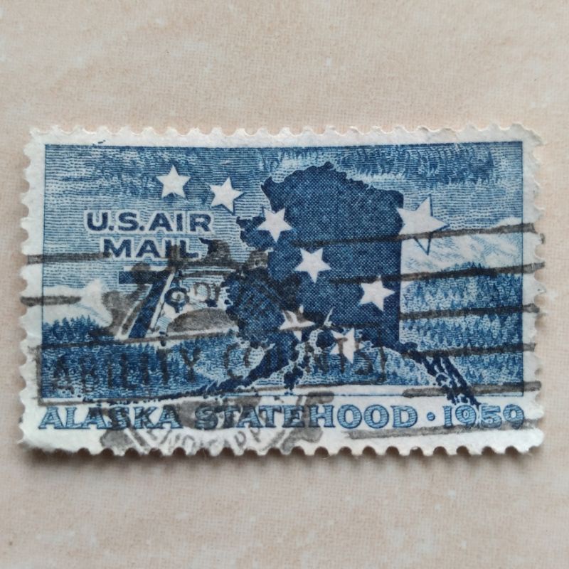 

Perangko Kuno USA Amerika Alaska Statehood 1959