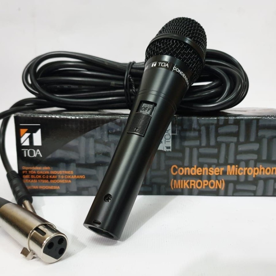 Mic Kabel Condenser TOA ZM300AS ZM 300 AS TOA ZM-300AS Original