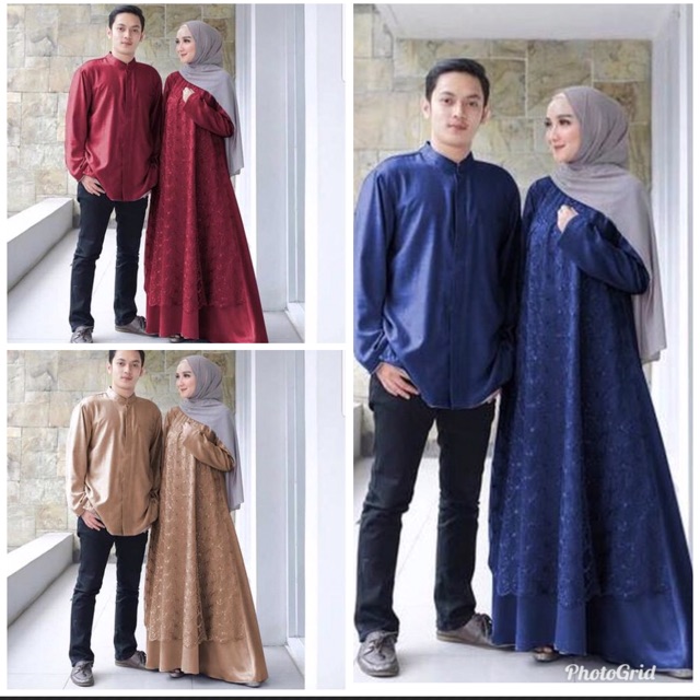 ZR Cp tantri Couple muslim  Baju  pasangan muslimah 