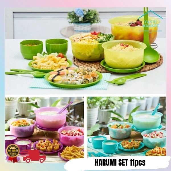 Harumi table Collection / Mangkok Harumi Set / Serving Set Bowl Of 11pcs
