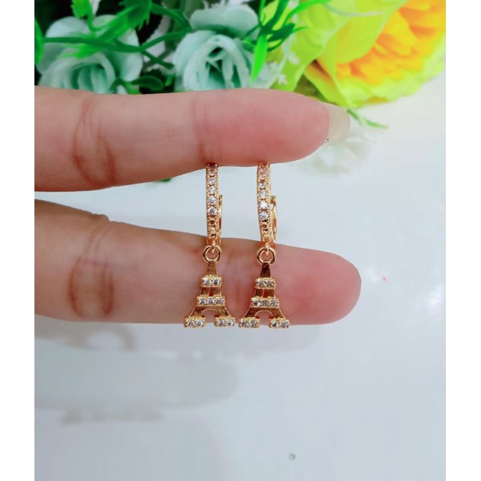 ANTING JEPIT PERMATA DENGAN LIONTIN MOTIF 002Q