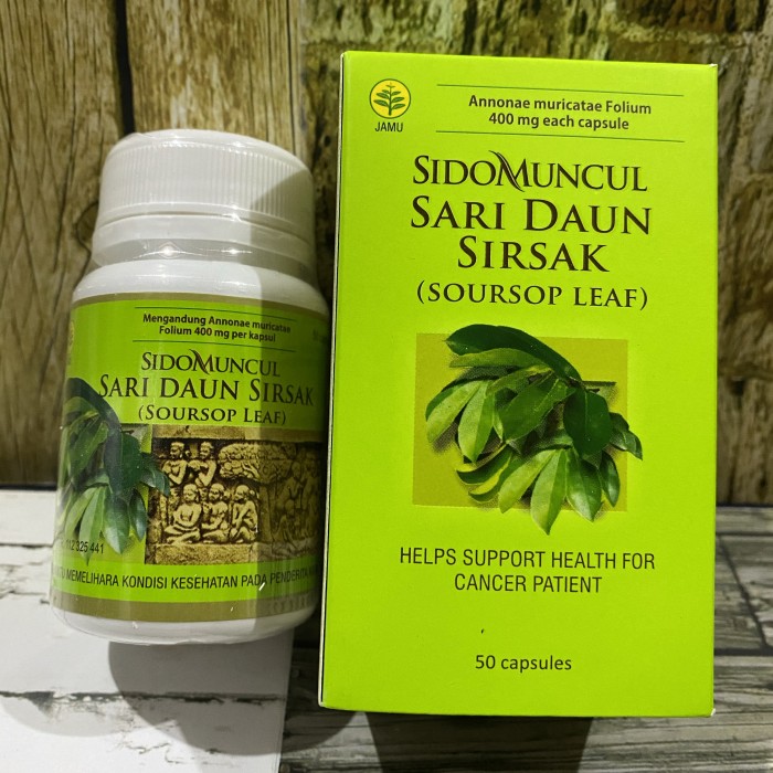 sidomuncul sari daun sirsak