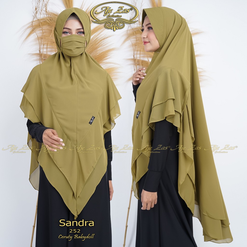 SANDRA Hijab By Aje Zas FREE MASKER