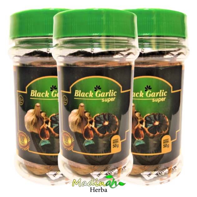 Black Garlic Super  Bawang Putih Fermentasi 50 gr Bawang Hitam Original