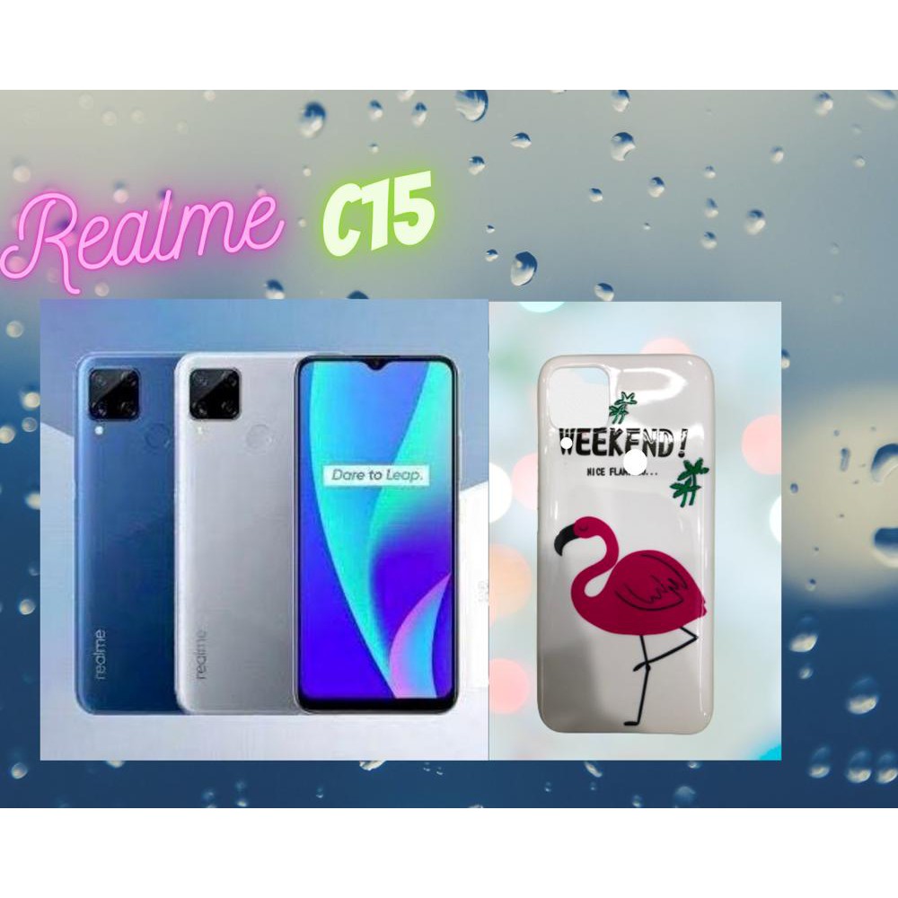 SILIKON GAMBAR REALME C15 KARTUN