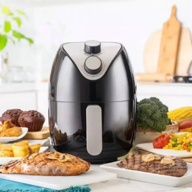 STROGEN Air Fryer Compact Memasak tanpa Minyak -FREE 16 Recipes Air Fryer