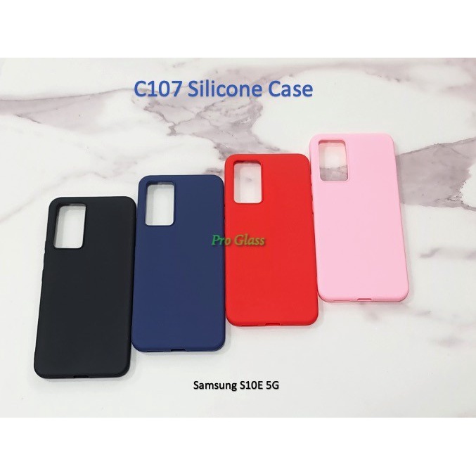 C107 Samsung S10E 5G / S21 FE Colourful Ultrathin Silicone Soft Case