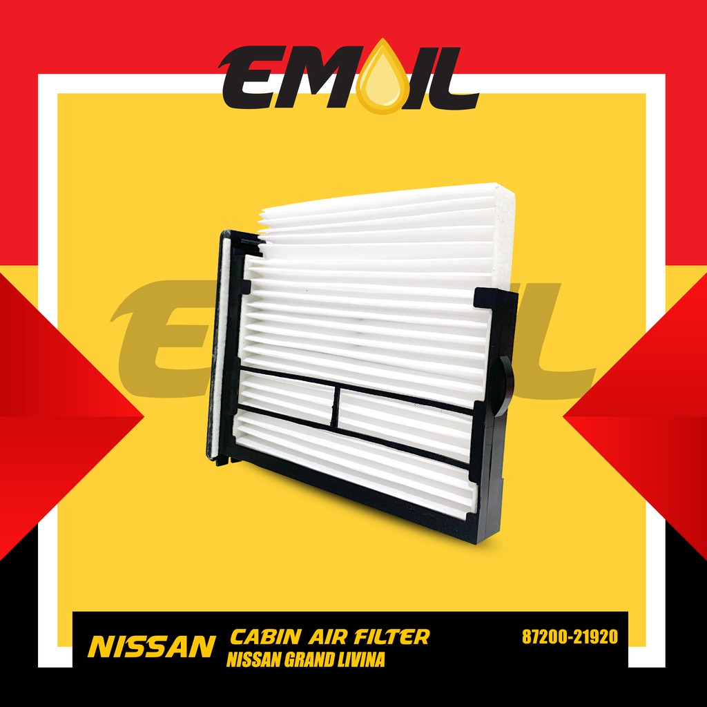 FILTER UDARA KABIN /CABIN AIR FILTER / SARINGAN UDARA AC NISSAN GRAND LIVINA 87200-21920