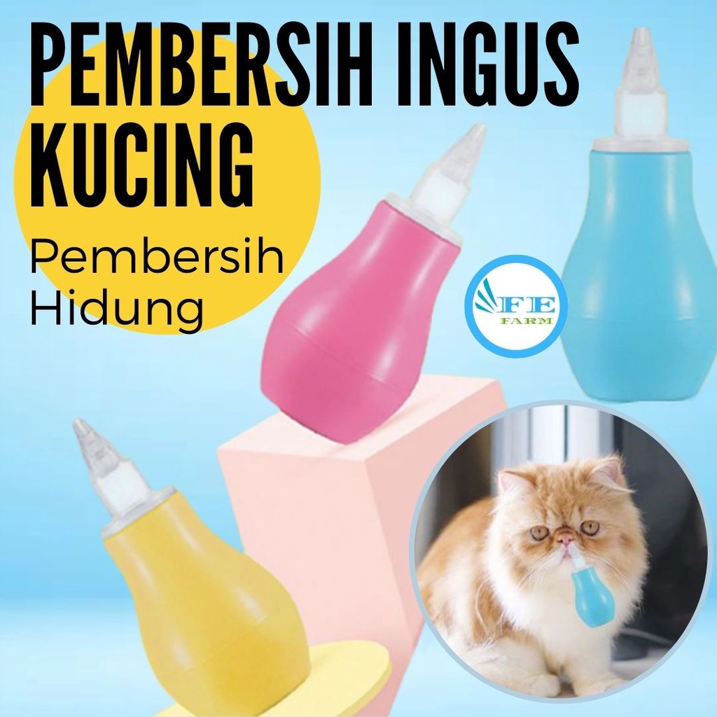 Pembersih Ingus Kucing Penyedot Ingus Kucing Flu Efektif Membersihkan Hidung Bahan Lembut Tidak Membuat Iritasi FEFARM