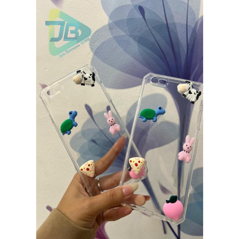 Y022 CLEAR CASE SOFTCASE CLEAR JELLY KARAKTER 3D CUTE OPPO A54 A74 A93 A8 A31 2020 A1K A3S A5S F9 A12 A11K RENO 4 4F JB5327