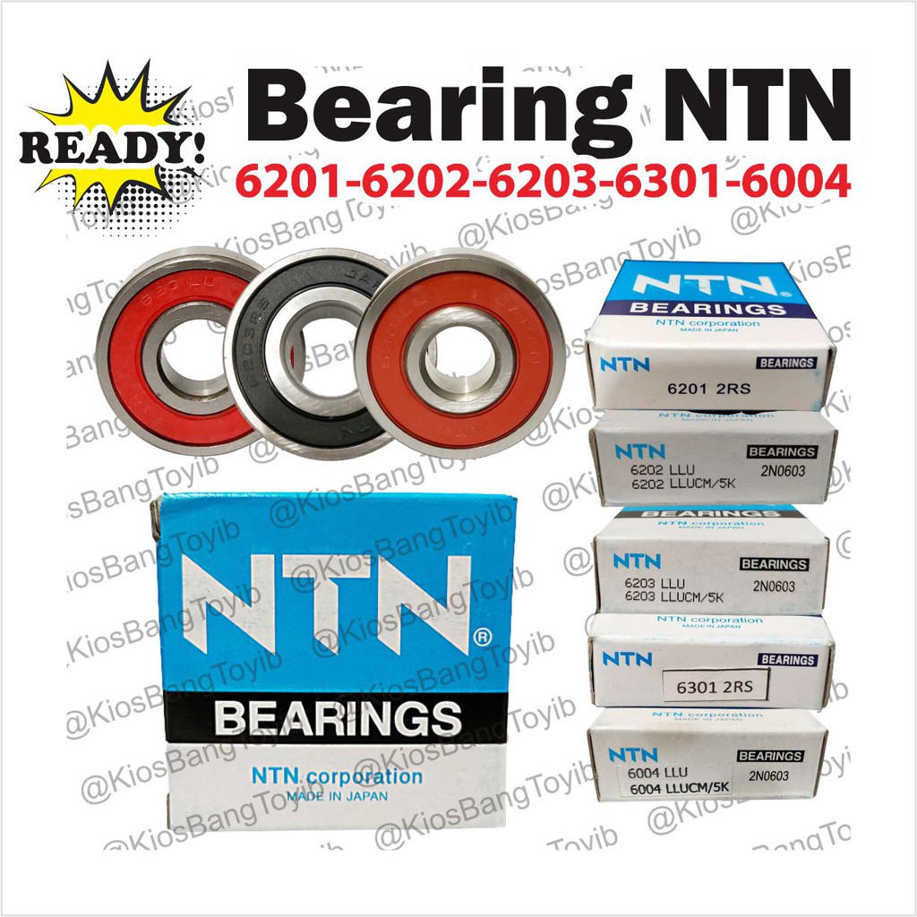 Bearing NTN 6201 6202 6203 6301 6004 Bearing Laher Laker As Roda