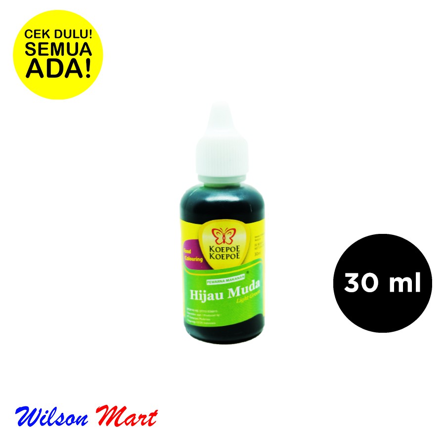 

KOEPOE KOEPOE PEWARNA HIJAU MUDA 30 ML